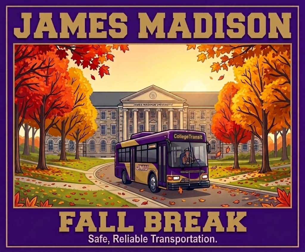 Round-Trip Fall Bus - JMU - Northeast Route