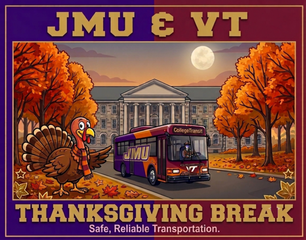 Round-Trip Thanksgiving Bus - Northeast Route